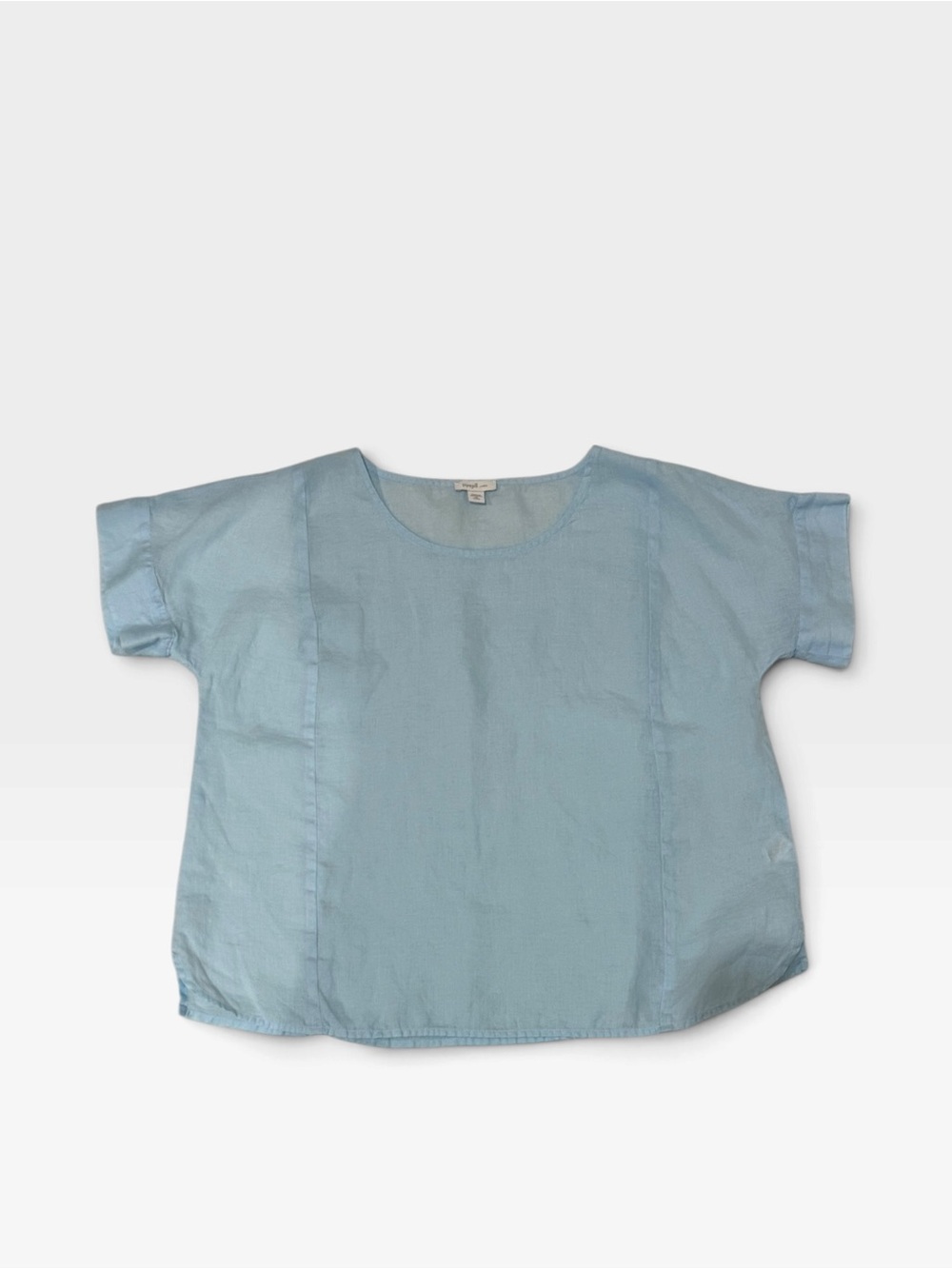 Light Blue Kids Short Sleeve Top by
